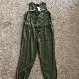 NWT Army green jumpsuit, never worn